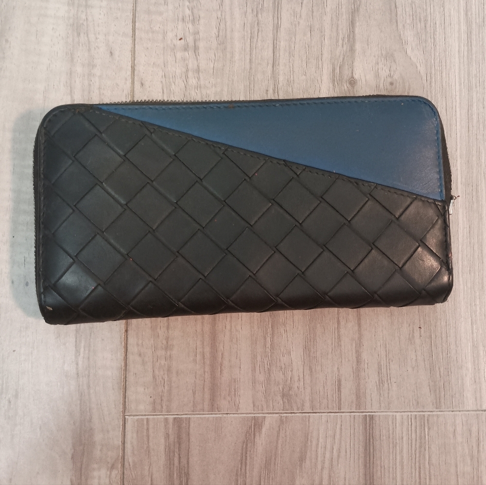 Black and Blue Women's Wallet
